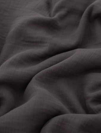 Mušelínový povlak na polštář 70 × 90 cm – Alexia šedé