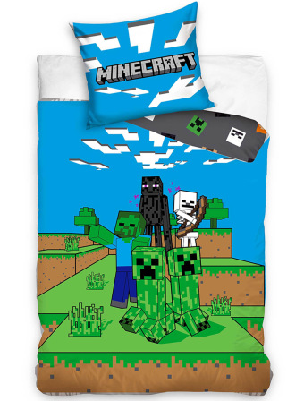 Dětské bavlněné povlečení – Minecraft Mob Monsters