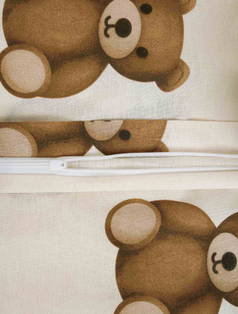 Bavlněný povlak na polštářek Renforcé 40 x 40 cm – Plyšoví medvídci