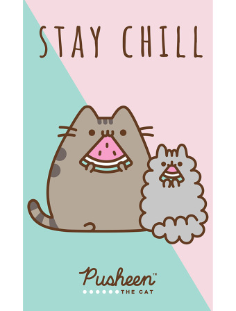 Dětský ručník 30 × 50 cm ‒ Kočička Pusheen Stay Chill