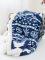 Beránková deka mikroplyš 150 × 200 cm – Jeleni modré